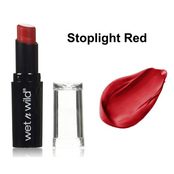 Wet n Wild - Megalast - Matte Lip Color - Lipstick - 911D Stoplight Red - Picture 1 of 6